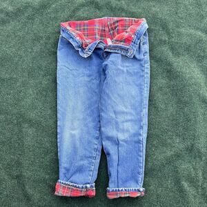 Vintage LL Bean Flannel-lined Denim Jeans - Men's 38x30 - USA Made